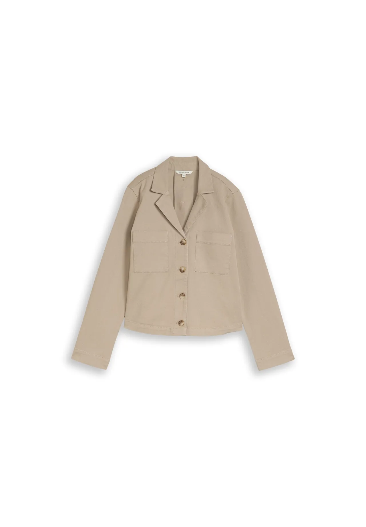 Lässige Hemdjacke mit Knopfleiste