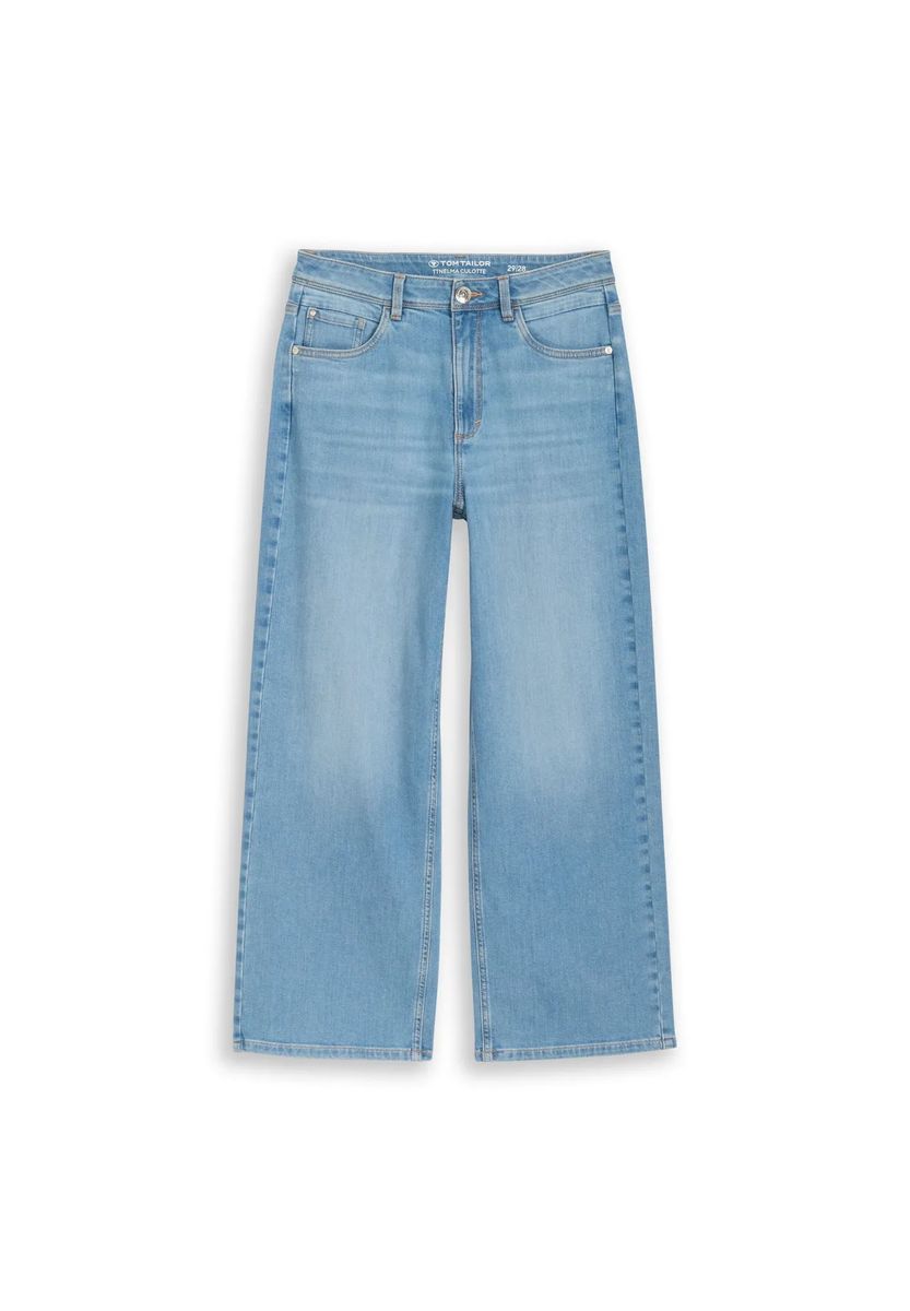Weitgeschnittene High-Waist Jeans
