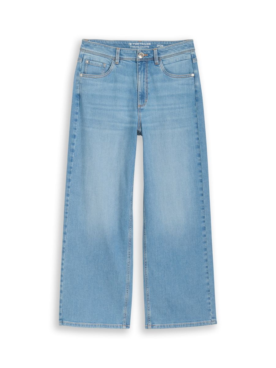 Weitgeschnittene High-Waist Jeans