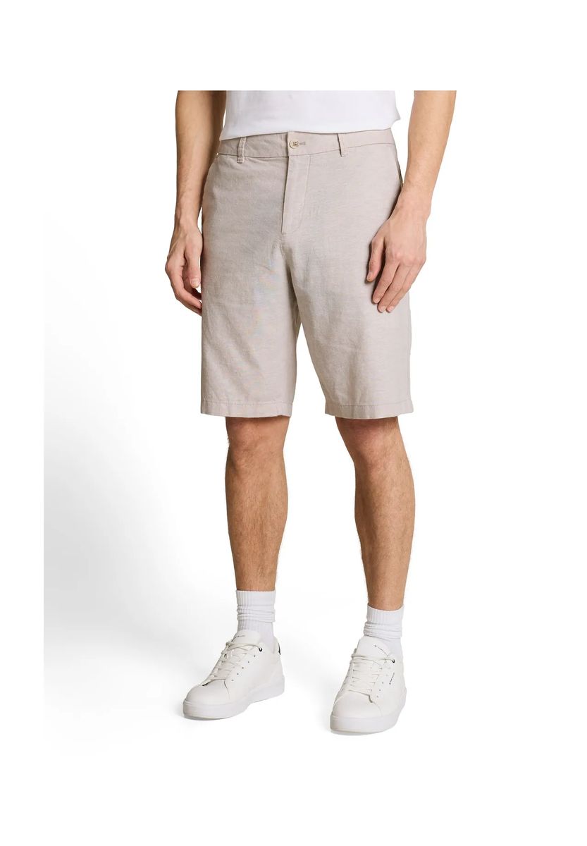 Herren Chino-Shorts mit lässigem Leinenanteil