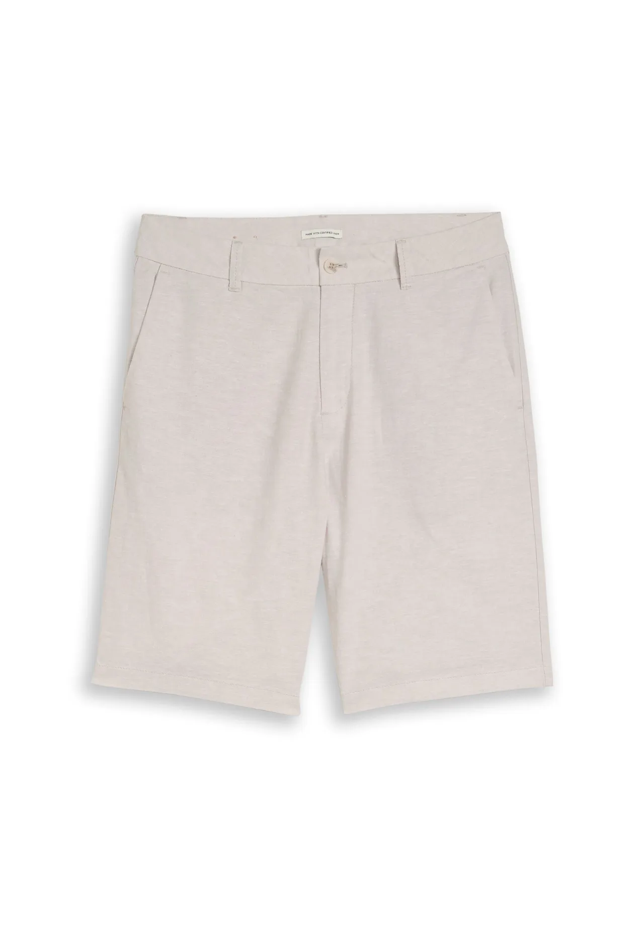 Herren Chino-Shorts mit lässigem Leinenanteil
