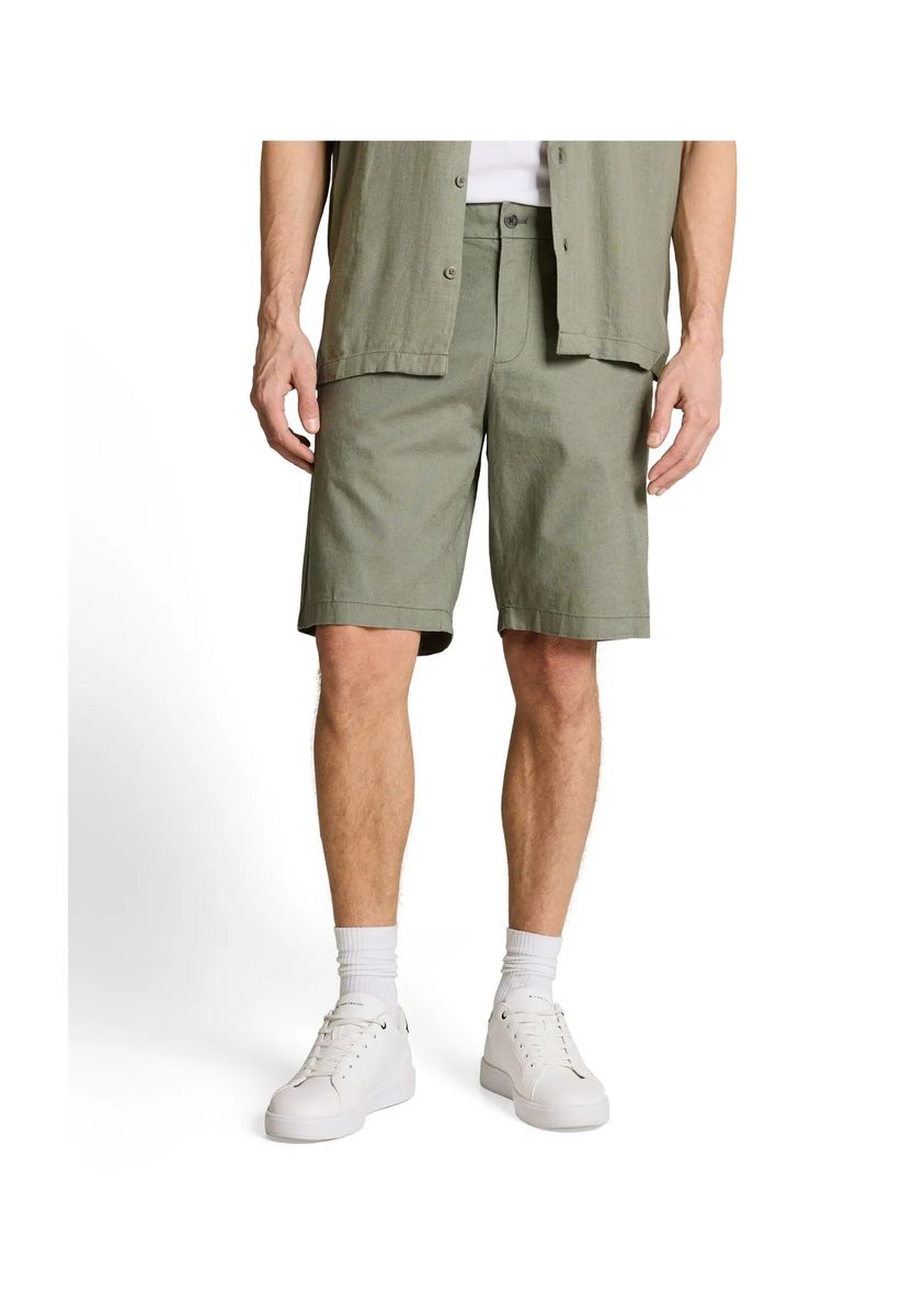 Herren Bermuda Shorts mit Leinenmischung
