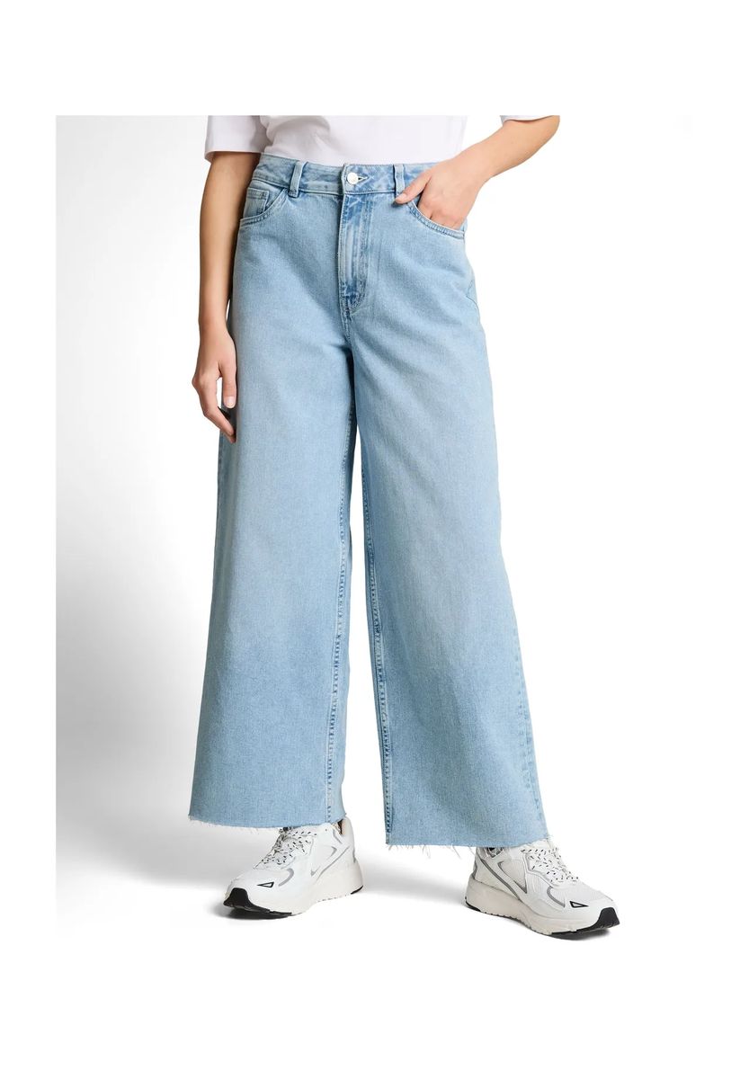 Weitgeschnittene High-Waist Jeans