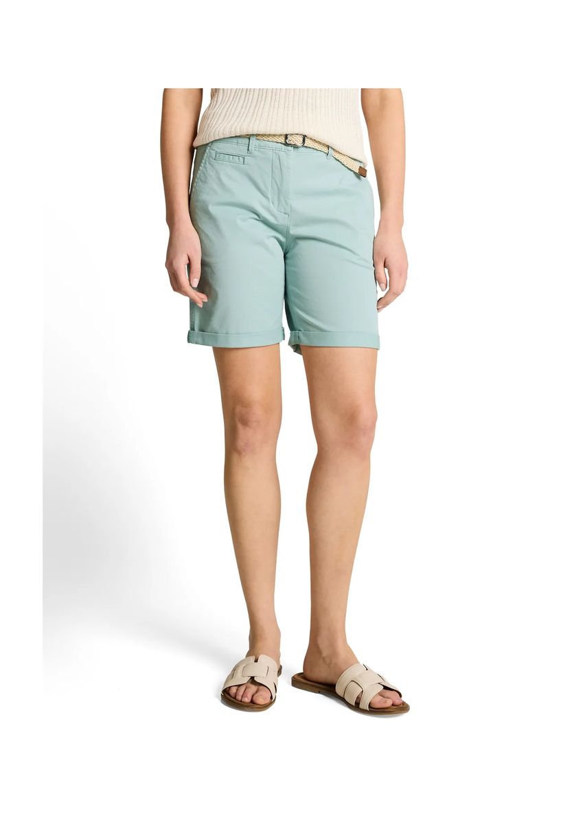 Lässige Chino-Shorts mit Gürtel
