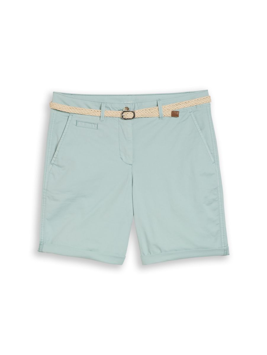 Lässige Chino-Shorts mit Gürtel