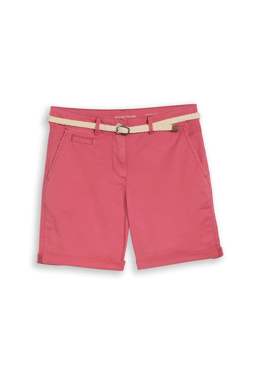 Lässige Chino-Shorts mit Gürtel