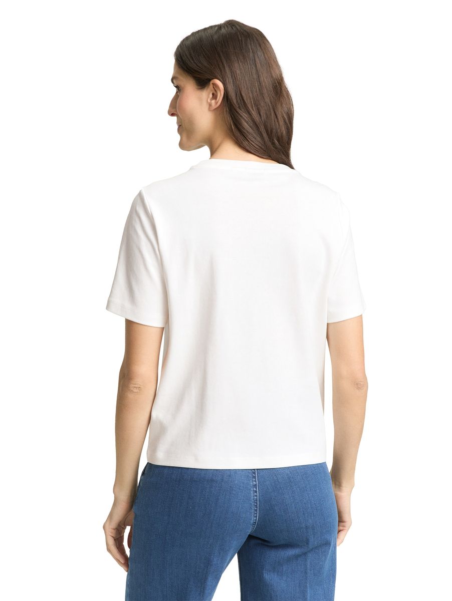 Lässiges Baumwoll-T-Shirt mit Grafikdruck