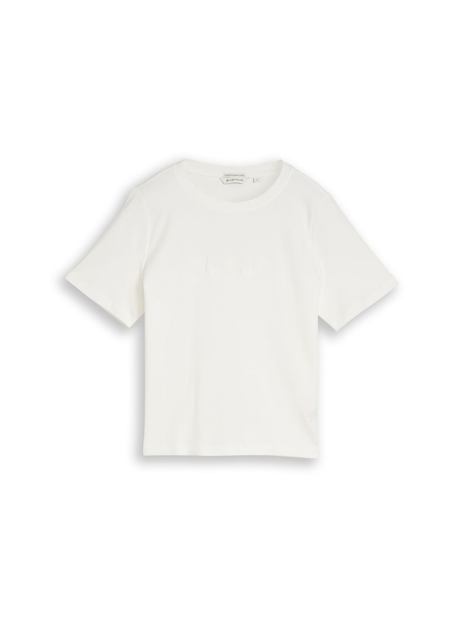 Lässiges Baumwoll-T-Shirt mit Grafikdruck