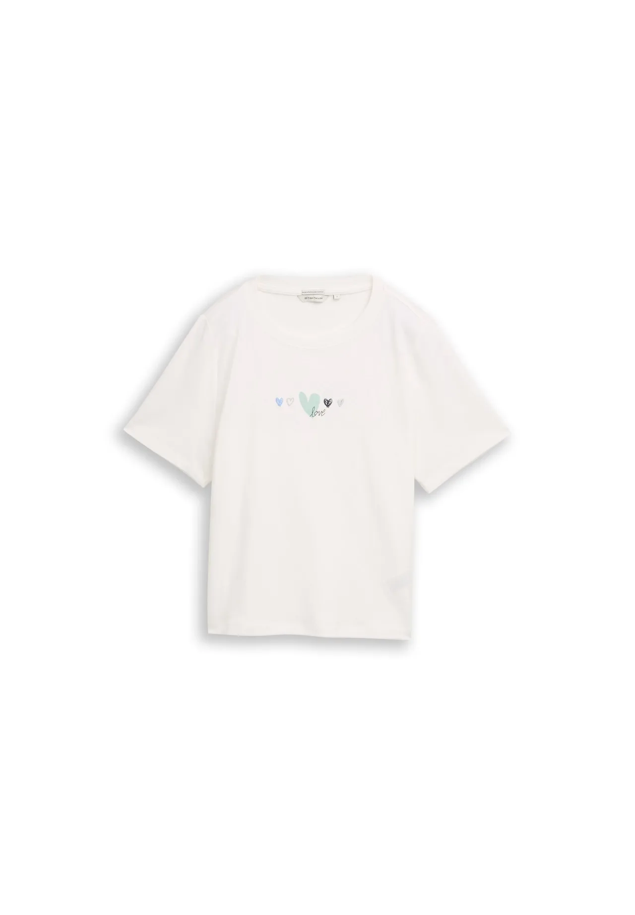 Lässiges Baumwoll-T-Shirt mit Grafikdruck