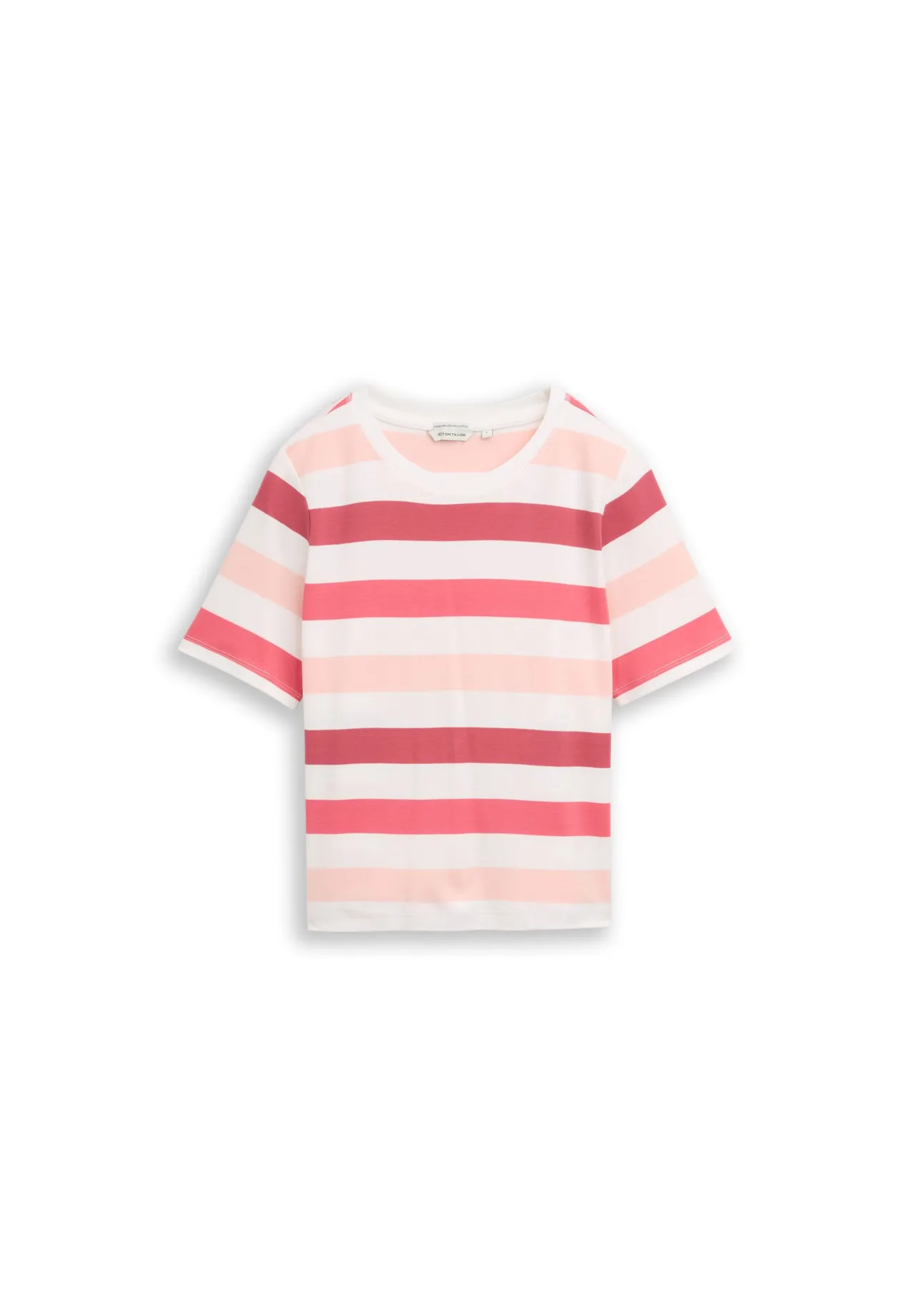 Gestreiftes T-Shirt aus Baumwollmischung
