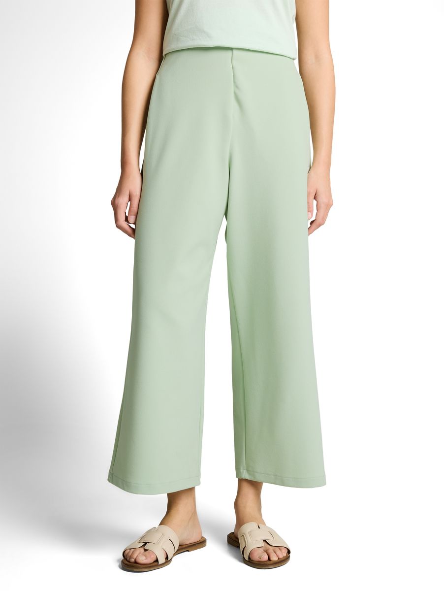 Weite, verkürzte Culottes Hose