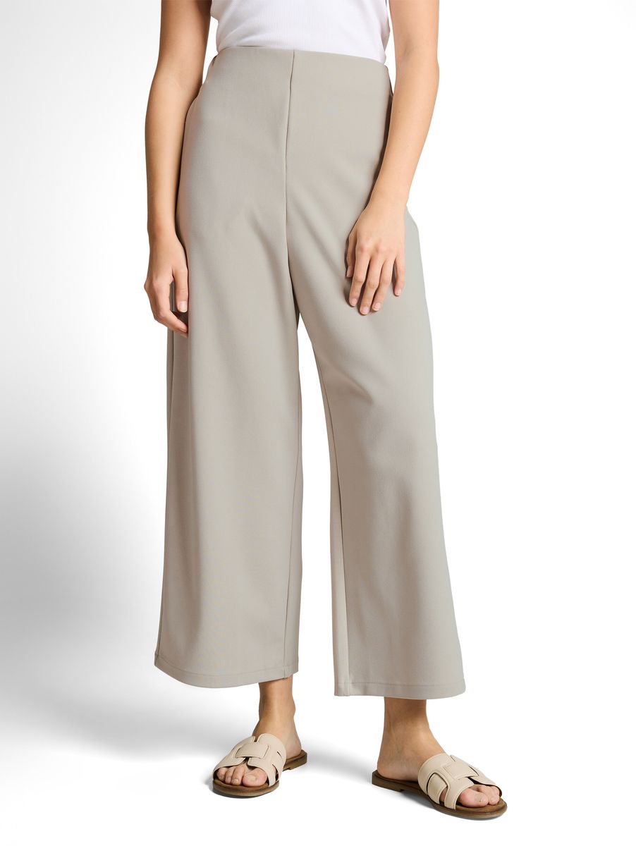 Weite, verkürzte Culottes Hose