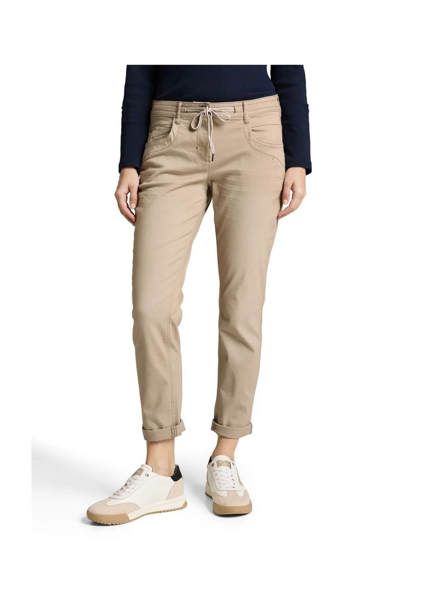 Damen Tapered Relaxed Fit Chino Hose