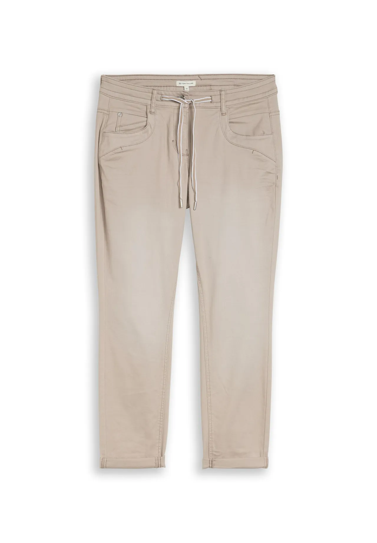 Damen Tapered Relaxed Fit Chino Hose