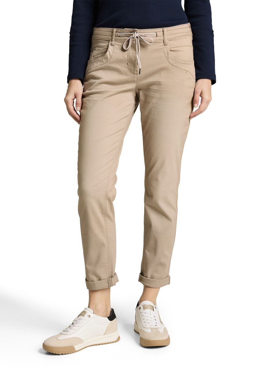 Damen Tapered Relaxed Fit Chino Hose