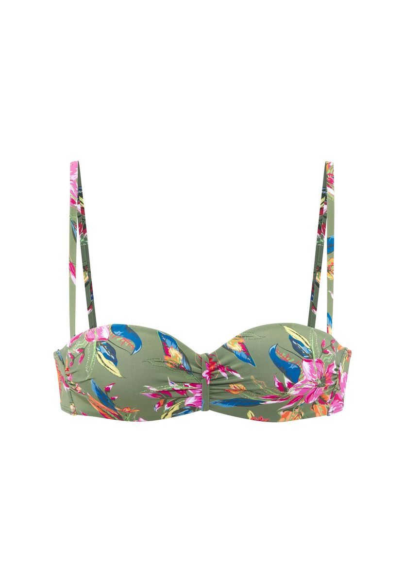 Florales Bandeau-Bikini-Top