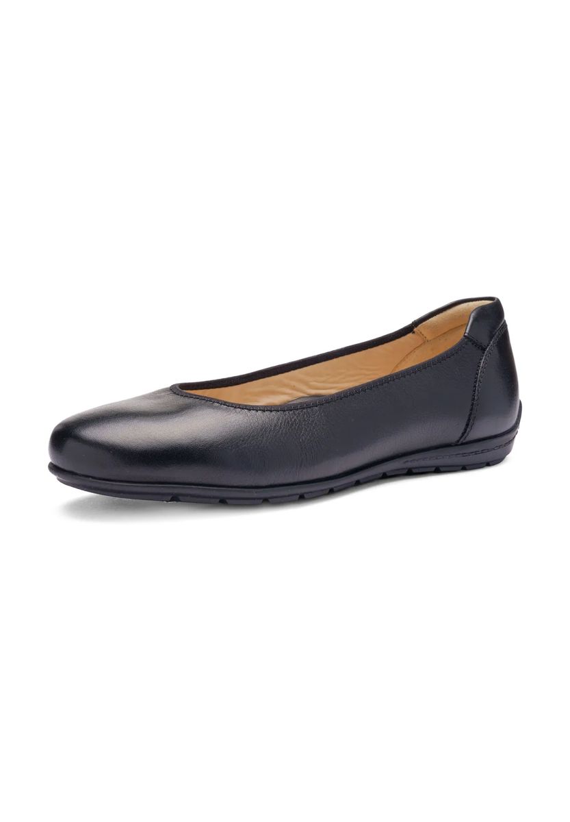 Klassische Ballerinas aus Leder