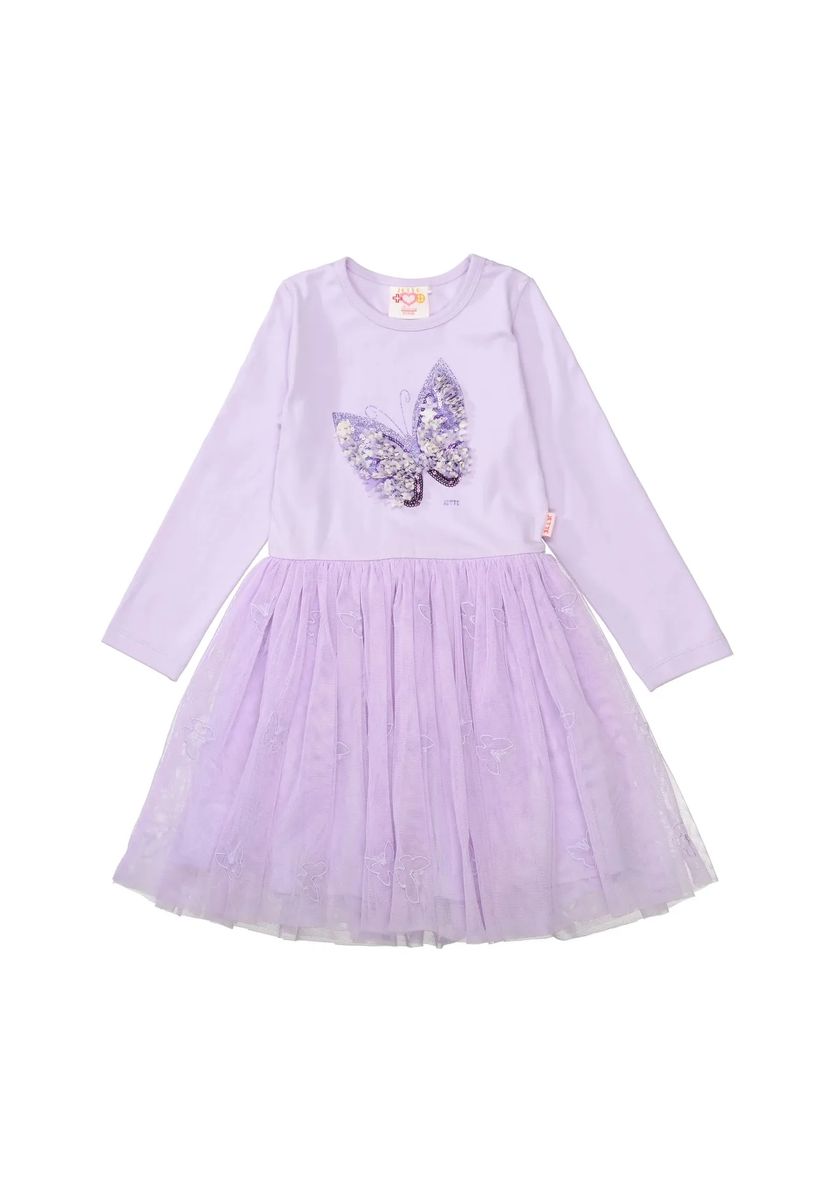 Kinder Lavendel Schmetterling Tüllkleid