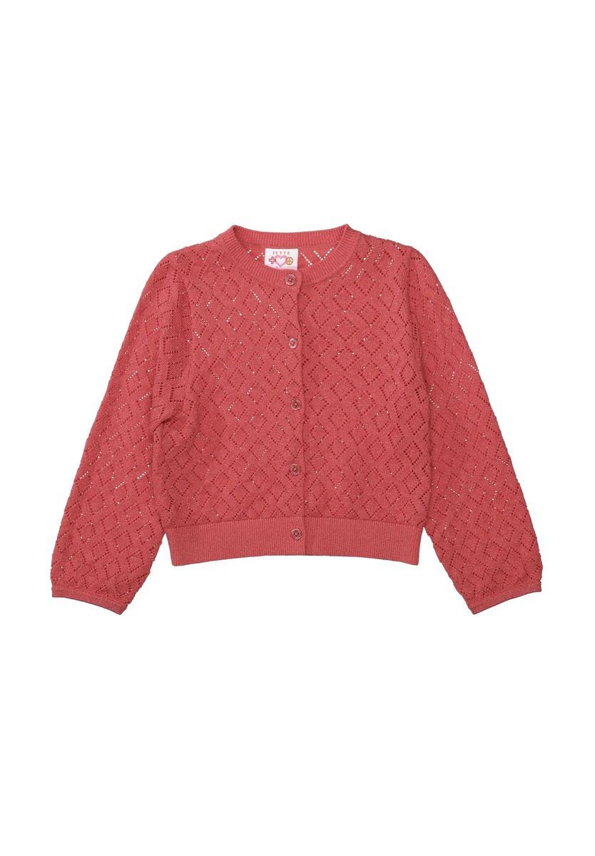 Strickjacke für Mädchen mit Knopfverschluss