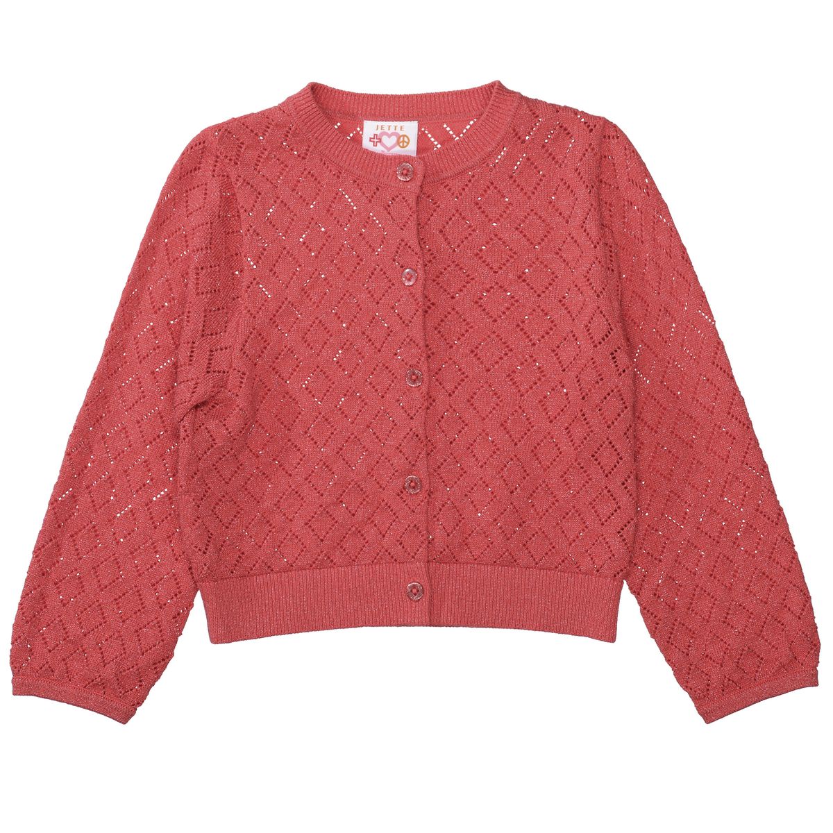 Strickjacke für Mädchen mit Knopfverschluss