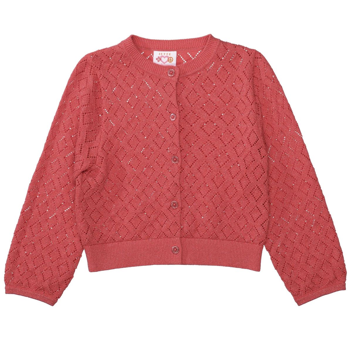 Strickjacke für Mädchen mit Knopfverschluss