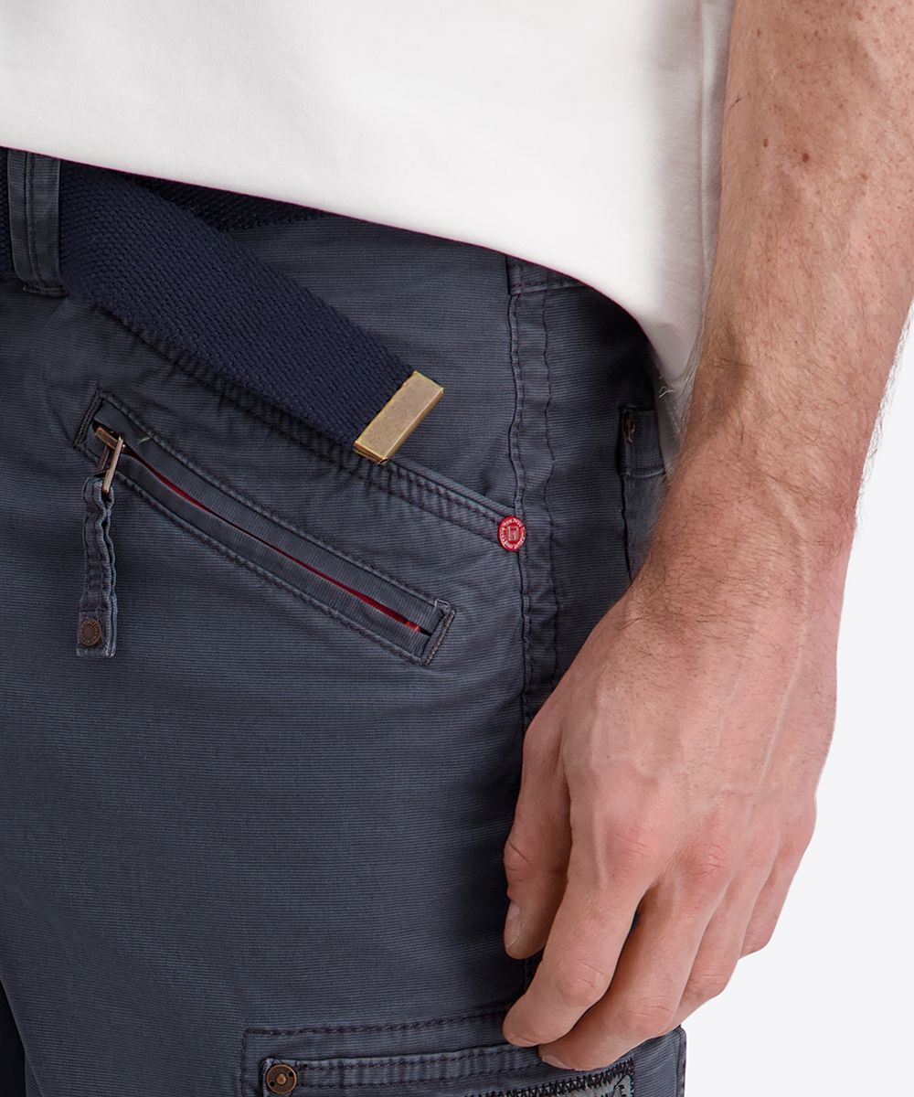 Herren Cargo Bermuda Shorts mit Gürtel