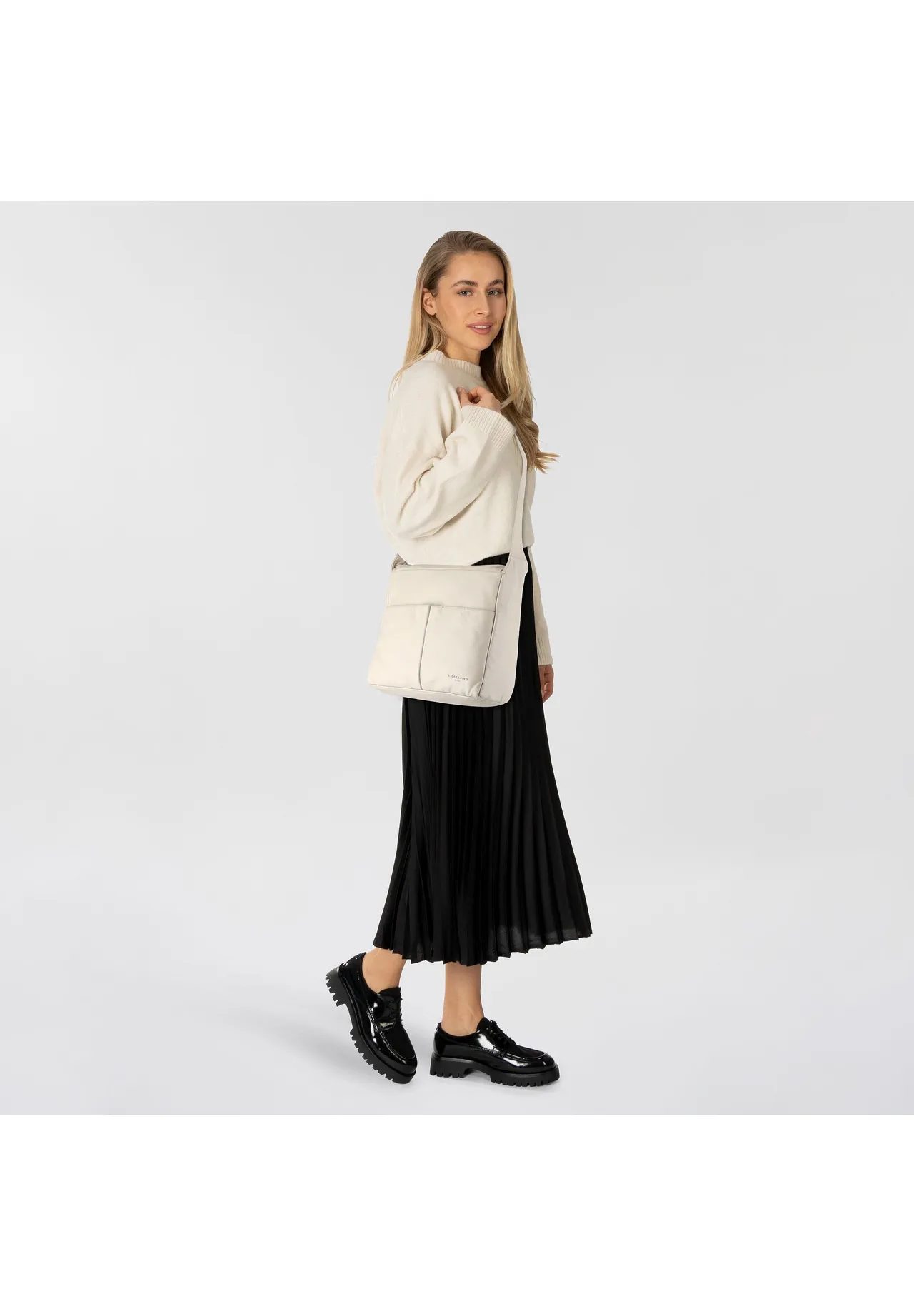 Elegante Leder Hobo Schultertasche