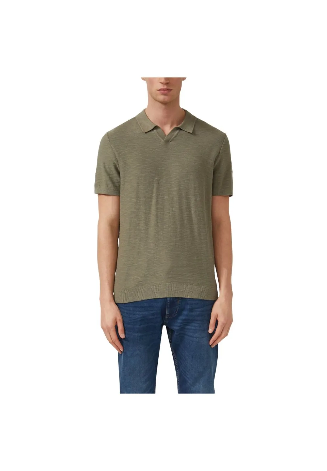 Atmungsaktives Strick-Poloshirt