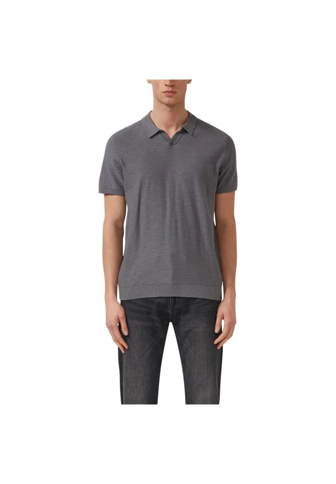 Atmungsaktives Strick-Poloshirt für Herren