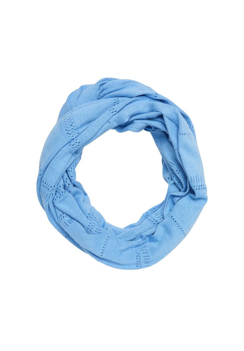 Hellblauer Strick Schlauchschal