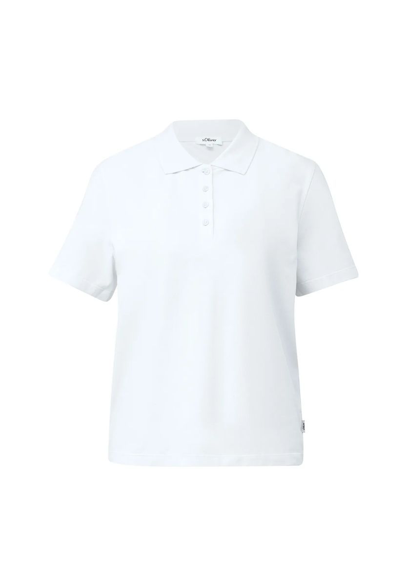 Klassisches Piqué-Poloshirt in regulärer Passform