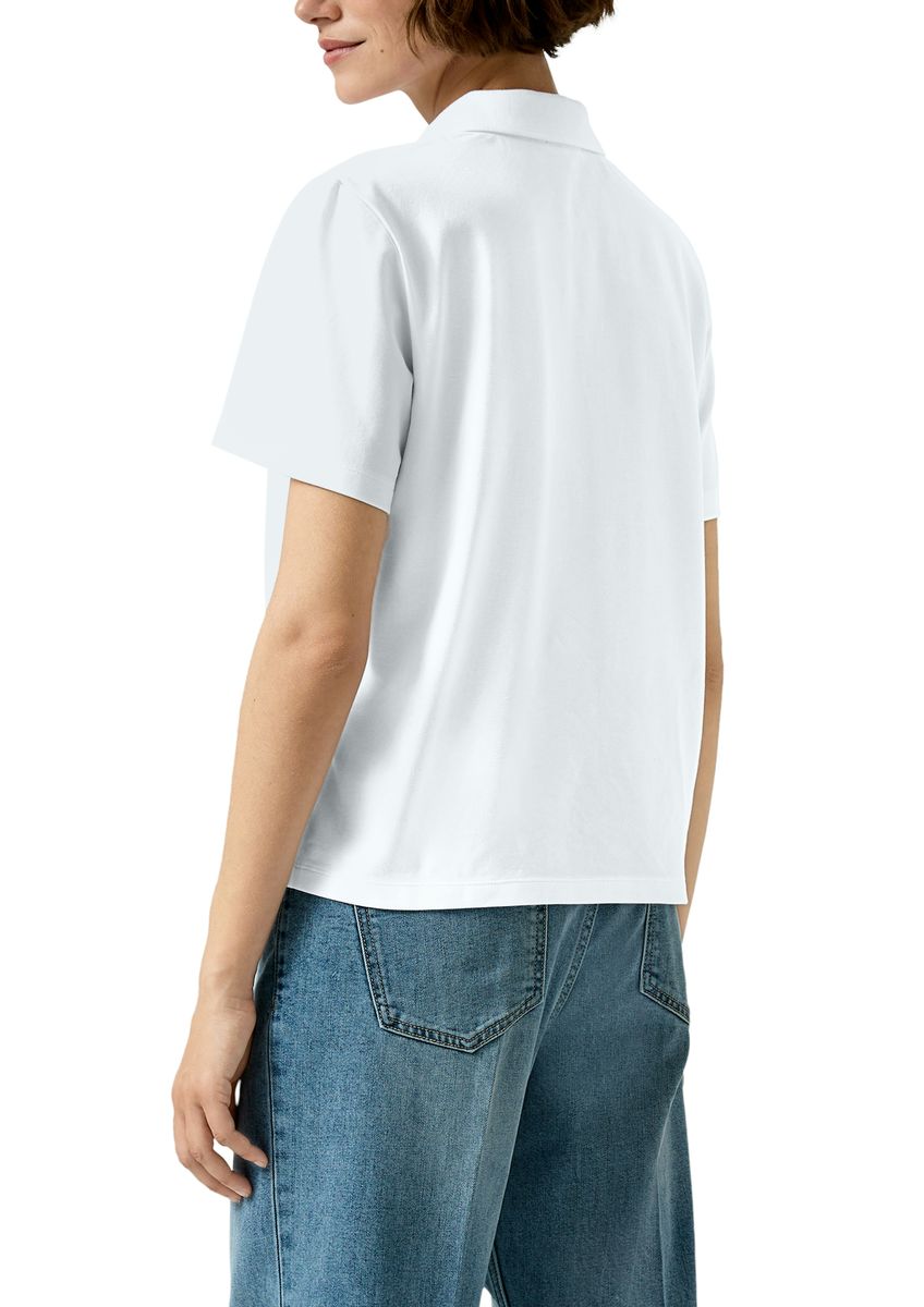 Klassisches Piqué-Poloshirt in regulärer Passform