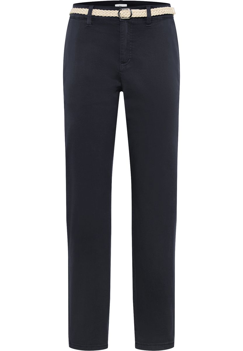 Slim-Fit Chino mit Flechtgürtel
