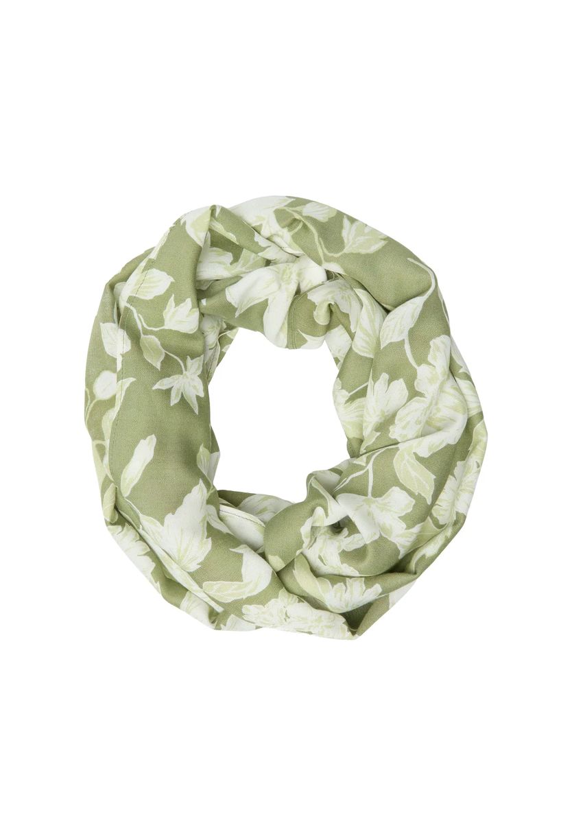 Damen Loop-Schal mit Blumenmuster