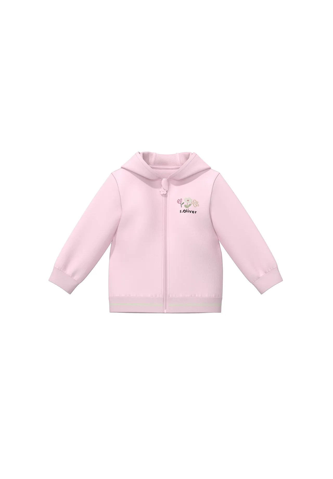 Kinder Sweatjacke mit Kapuze und Reißverschluss