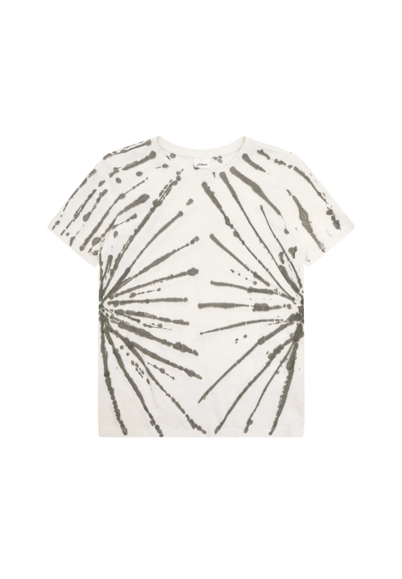 Kinder Olivgrünes Grafik T-Shirt