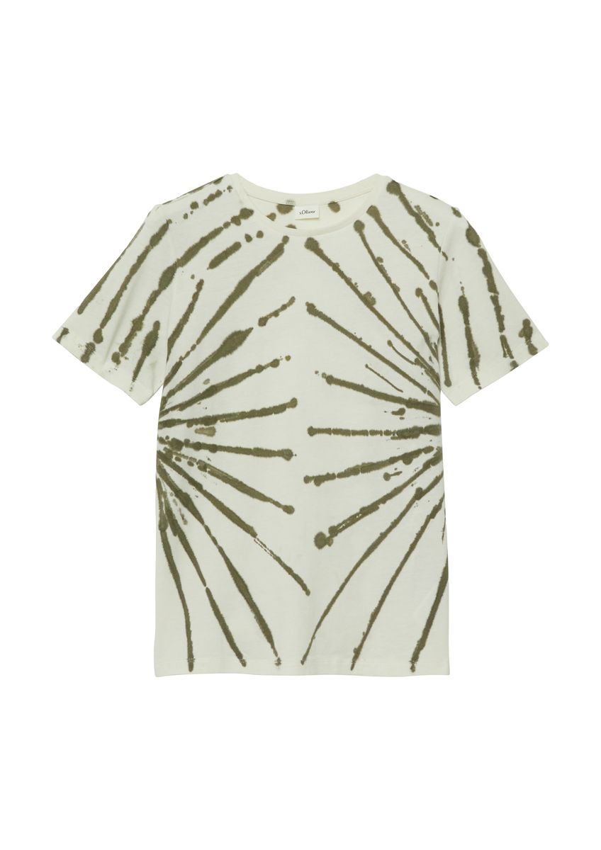 Kinder Olivgrünes Grafik T-Shirt