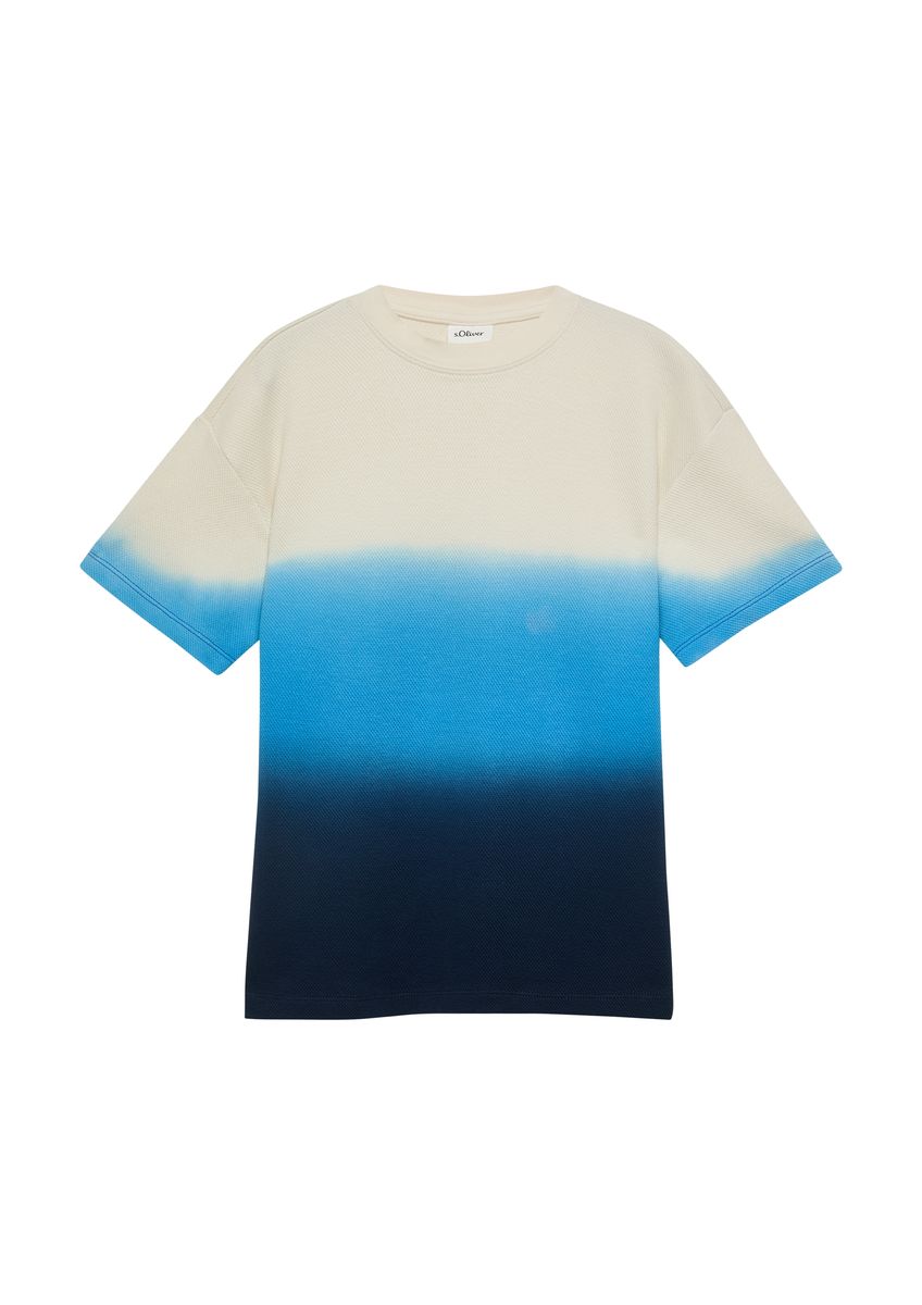 Ombre Oversize Kurzarm T-Shirt