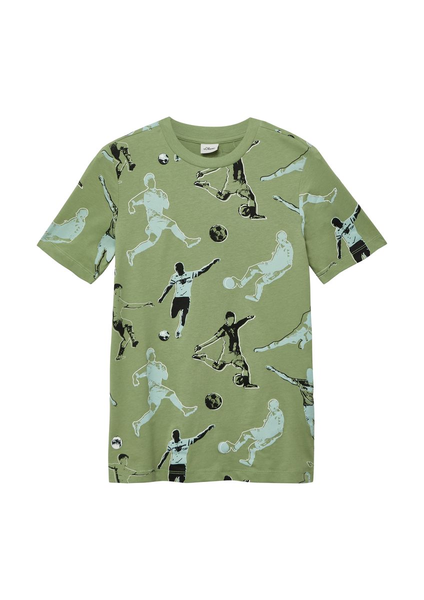 Kinder T-Shirt mit Grafikprint aus Baumwolle
