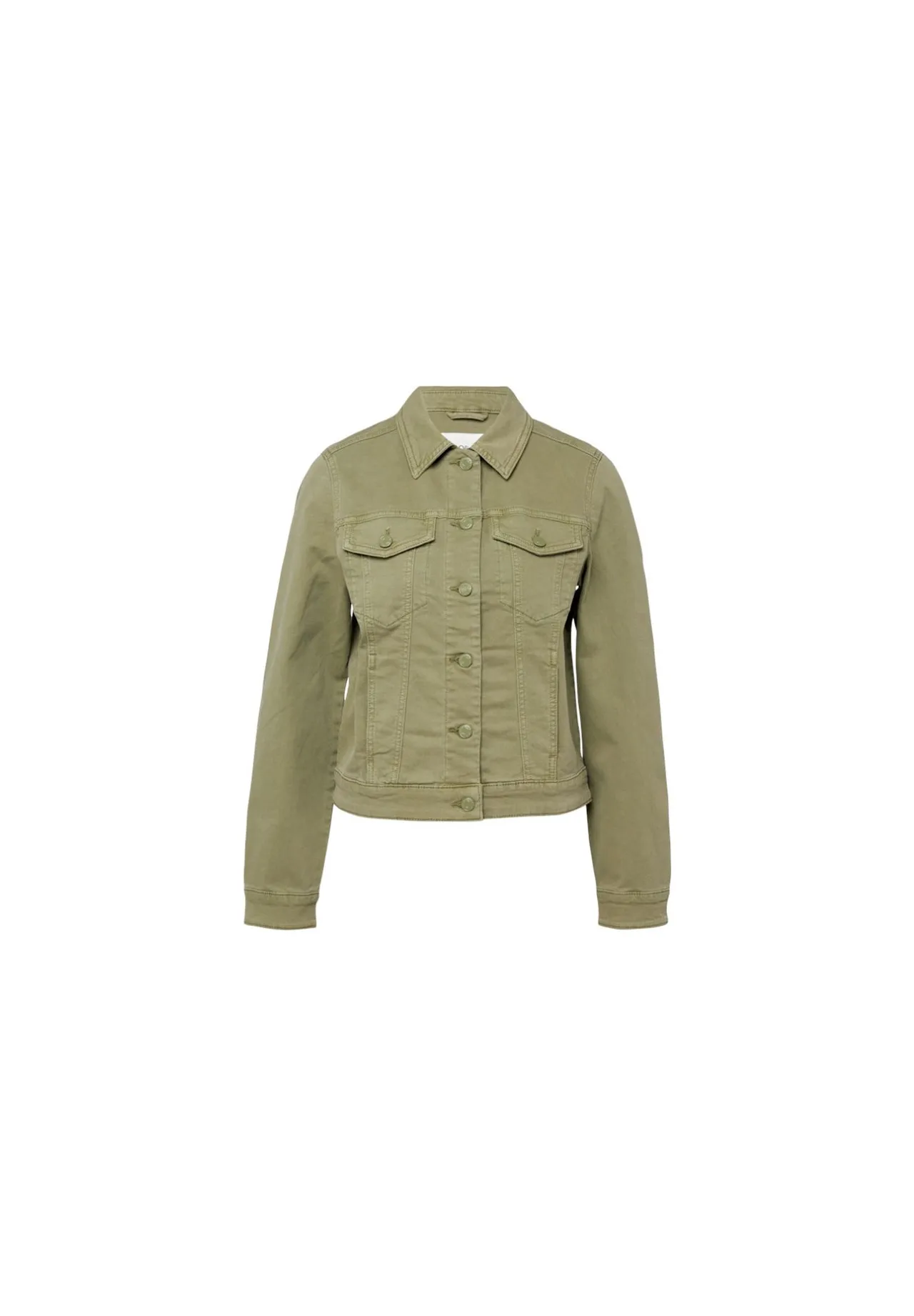 Klassische Jeansjacke mit Knopfleiste