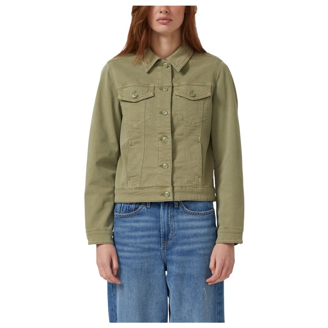 Klassische Jeansjacke mit Knopfleiste