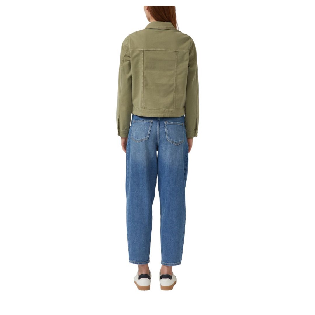 Klassische Jeansjacke mit Knopfleiste