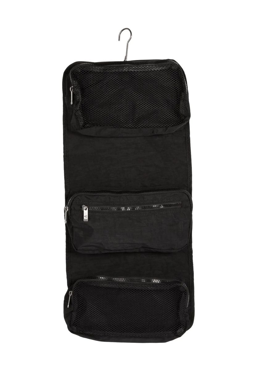 camel active Kulturtasche, Clipverschluss, Metall-Aufhängung, schwarz, 99