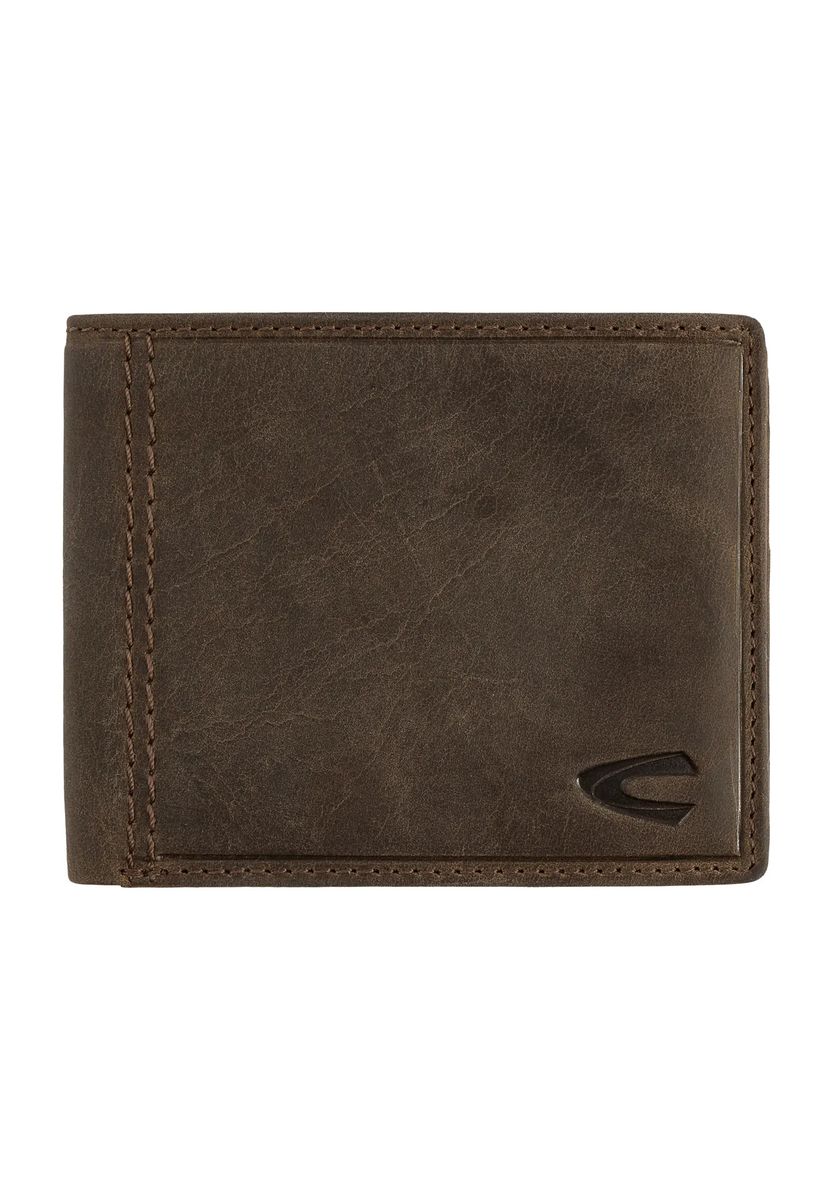 Klassische Leder-Bifold-Geldbörse für Herren