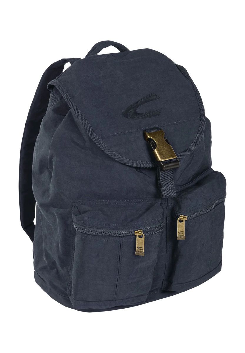camel active Rucksack, Reißverschlusstaschen, Steckverschluss, für Herren, blau, 99