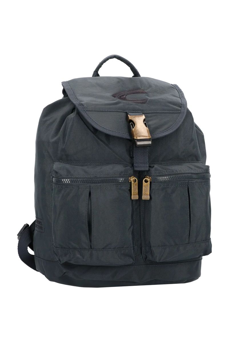 camel active Rucksack, Reißverschlusstaschen, Steckverschluss, für Herren, blau, 99