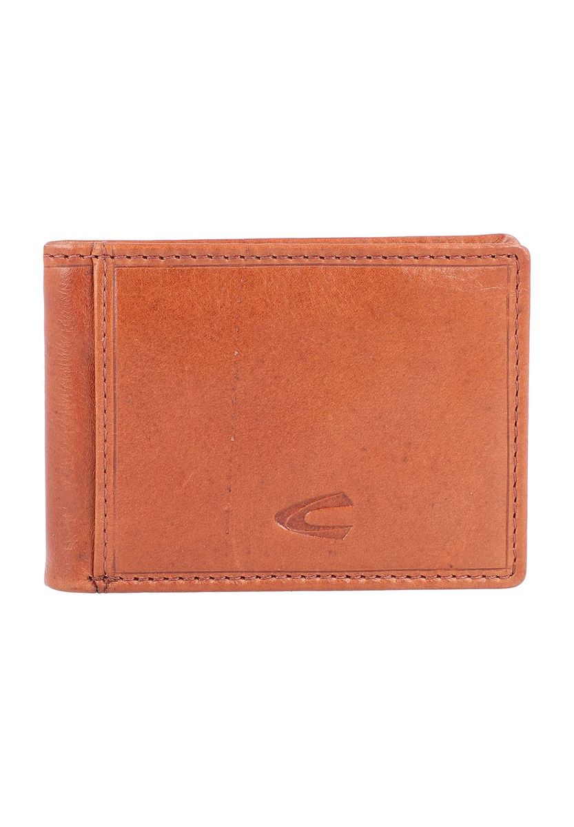 camel active Scheintasche, Rindsleder, RFID-Schutz, für Herren, braun, 99