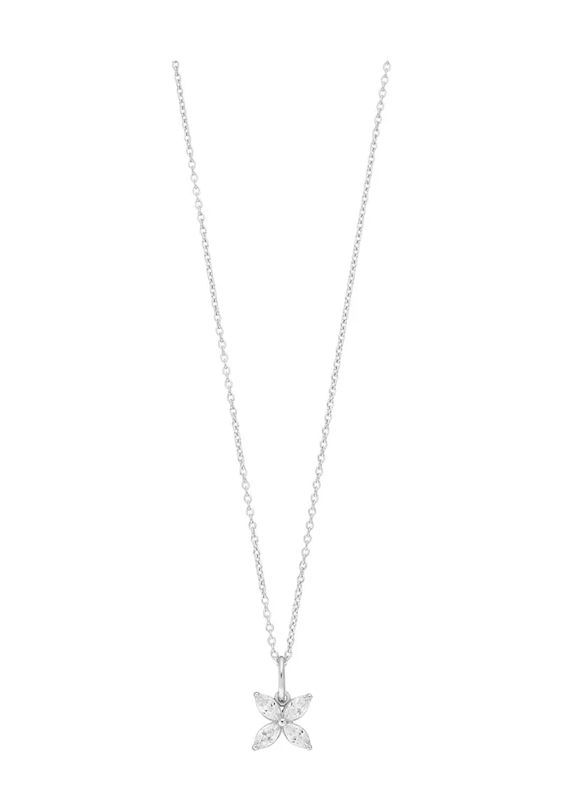 Leaf Damen Kette mit Anhänger, 925er Silber, SILBER, 45