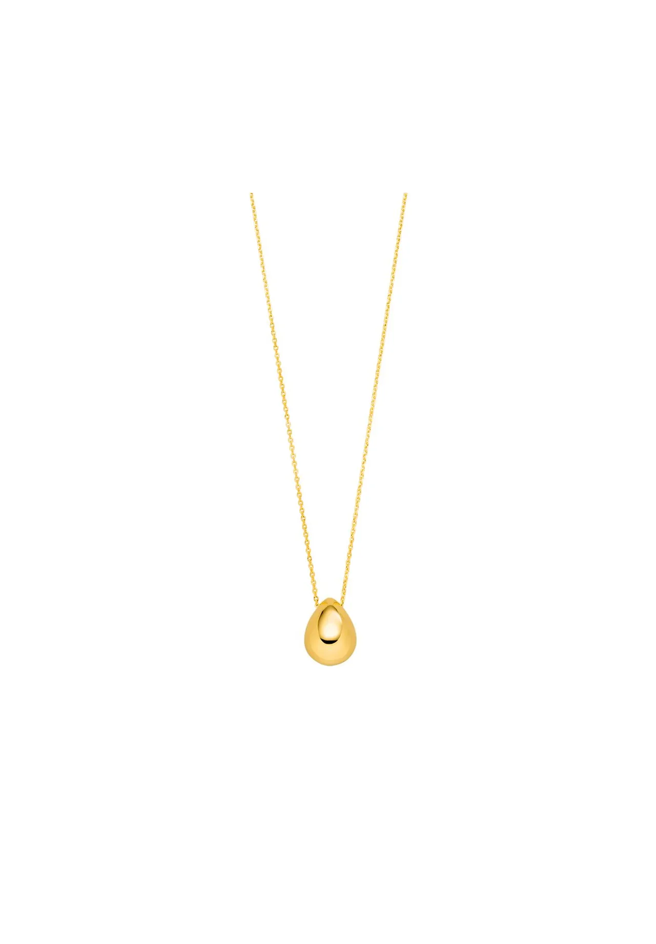 Tropfen-Anhänger Halskette in Gold
