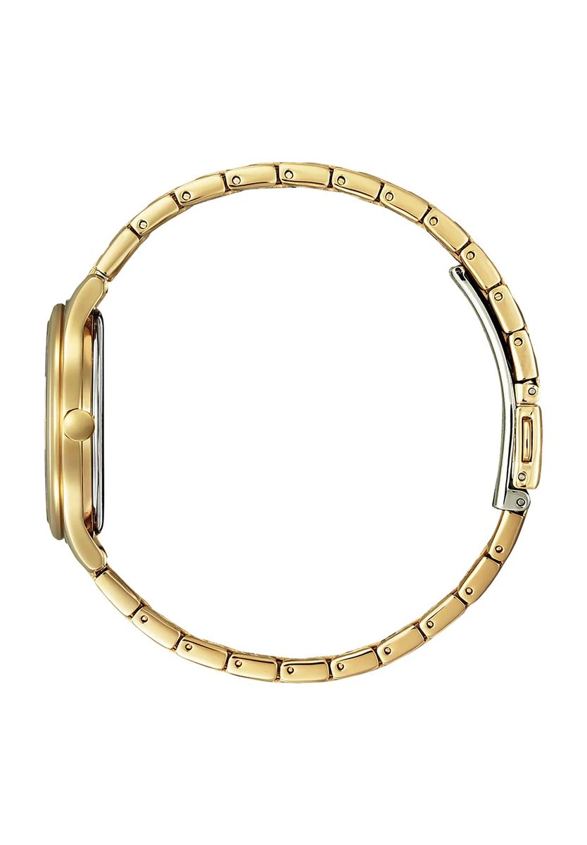 Elegante Roségold Eco-Drive Uhr